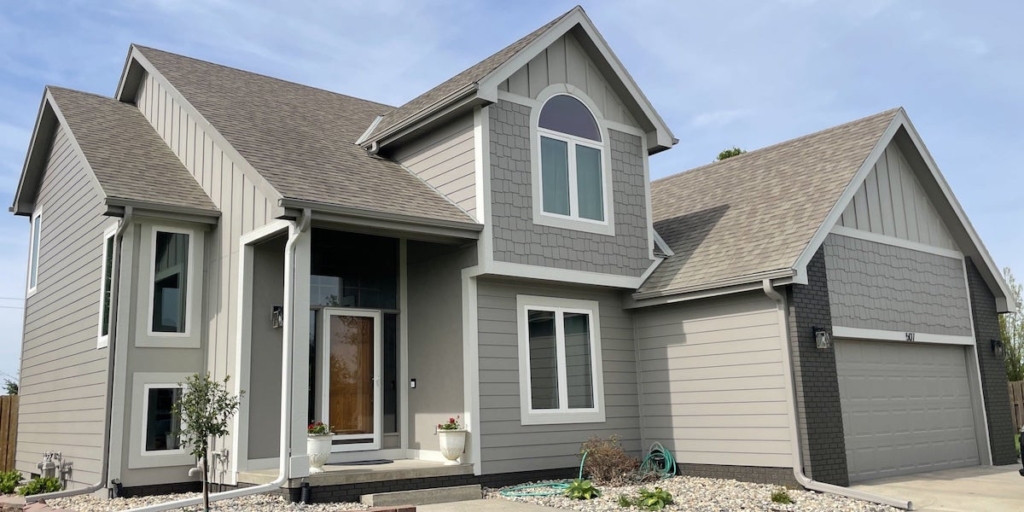 millard neighborhood in omaha windows exterior siding roofing contractor